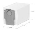 Sacchetti per polvere per Roborock Qrevo Curv/Edge/P20 (3 pz)-Sacchetti usa e getta per aspirapolvere