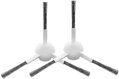 Spazzole laterali per Dreame X30 Ultra/L20 Ultra/L10s Pro Series/L10s Ultra Gen 2 (2 pz)-Spazzole di ricambio resistenti