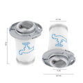 Filtro Rowenta ZR009006 per X-Force 8.60 RH96xx, X-Pert 6.60 RH68xx e X-Combo Vacuum & Mop GZ30xx -2pcs