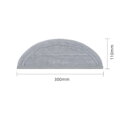 Panni mop per Roborock Q10-VF/VF+/V/V+/S5/S5+ (2 pz)-Panni lavabili di ricambio