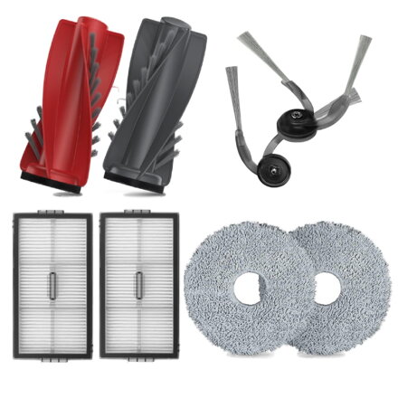 Kit accessori per Roborock Saros 10R-Spazzole e filtri di ricambio