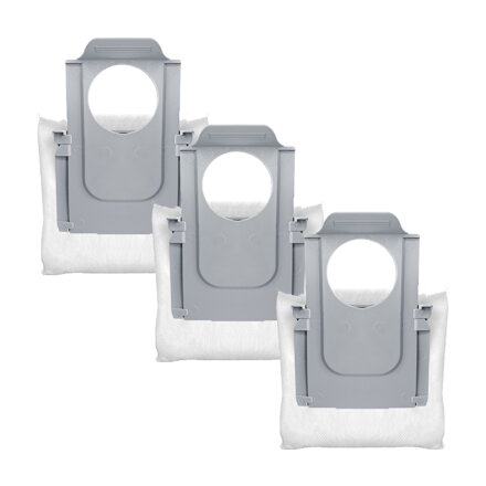 Sacchetti per polvere per Roborock Qrevo Curv/Edge/P20 (3 pz)-Sacchetti usa e getta per aspirapolvere