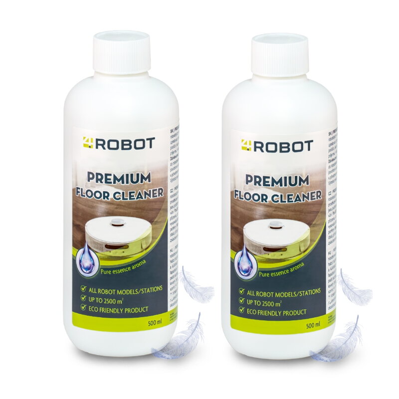 4Robot detergente per aspirapolvere robot - Pure essence 2x500ml 4Robot detergente per aspirapolvere robot - Pure essence 2x500ml