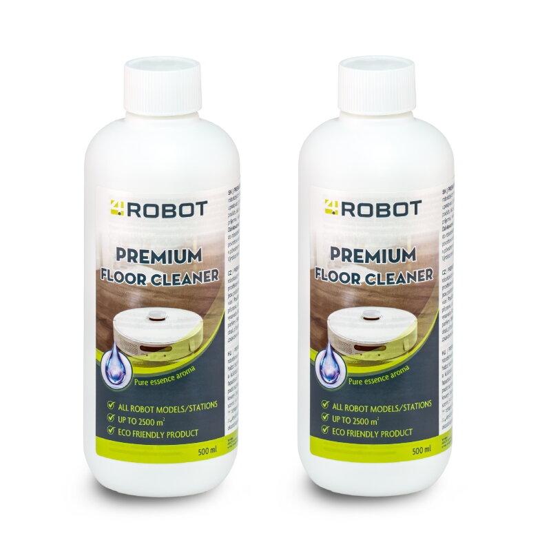 4Robot detergente per aspirapolvere robot - Pure essence 2x500ml 4Robot detergente per aspirapolvere robot - Pure essence 2x500ml