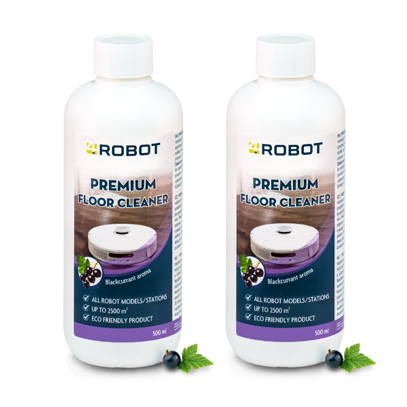 4Robot detergente per aspirapolvere robot 2x500ml 4Robot detergente per aspirapolvere robot 2x500ml