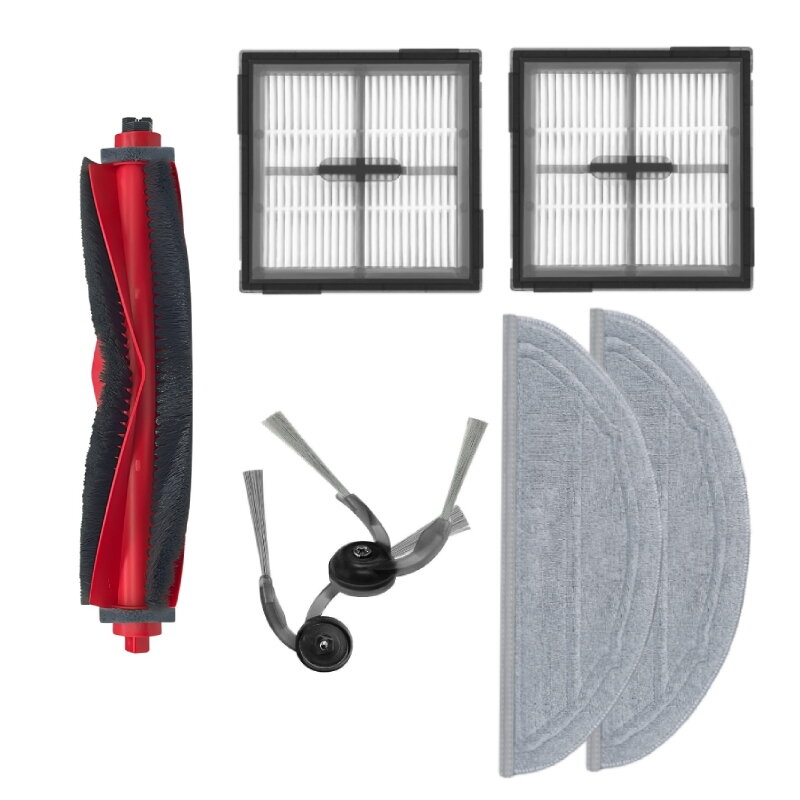 Kit accessori per Roborock Q10-VF/VF+/V/V+/S5/S5+-Spazzole e filtri di ricambio